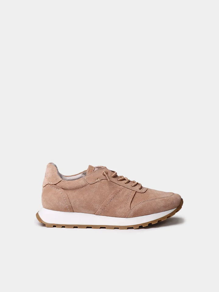 Zapatos con cordones mujer - Zapatillas deportivas en serraje con cordones para mujer | ANNA - Toni Pons