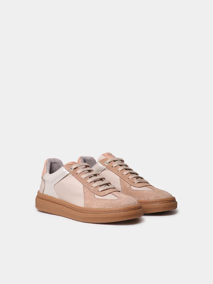 Zapatos con cordones mujer - Zapatillas deportivas de piel para mujer con animal print | AUREA - Toni Pons