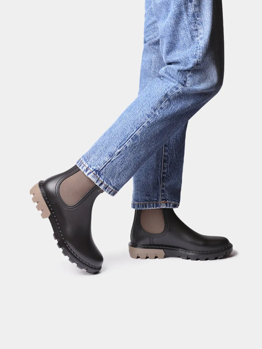 Botines mujer - Botines de lluvia para mujer con gomas en contraste | CAEN - Toni Pons