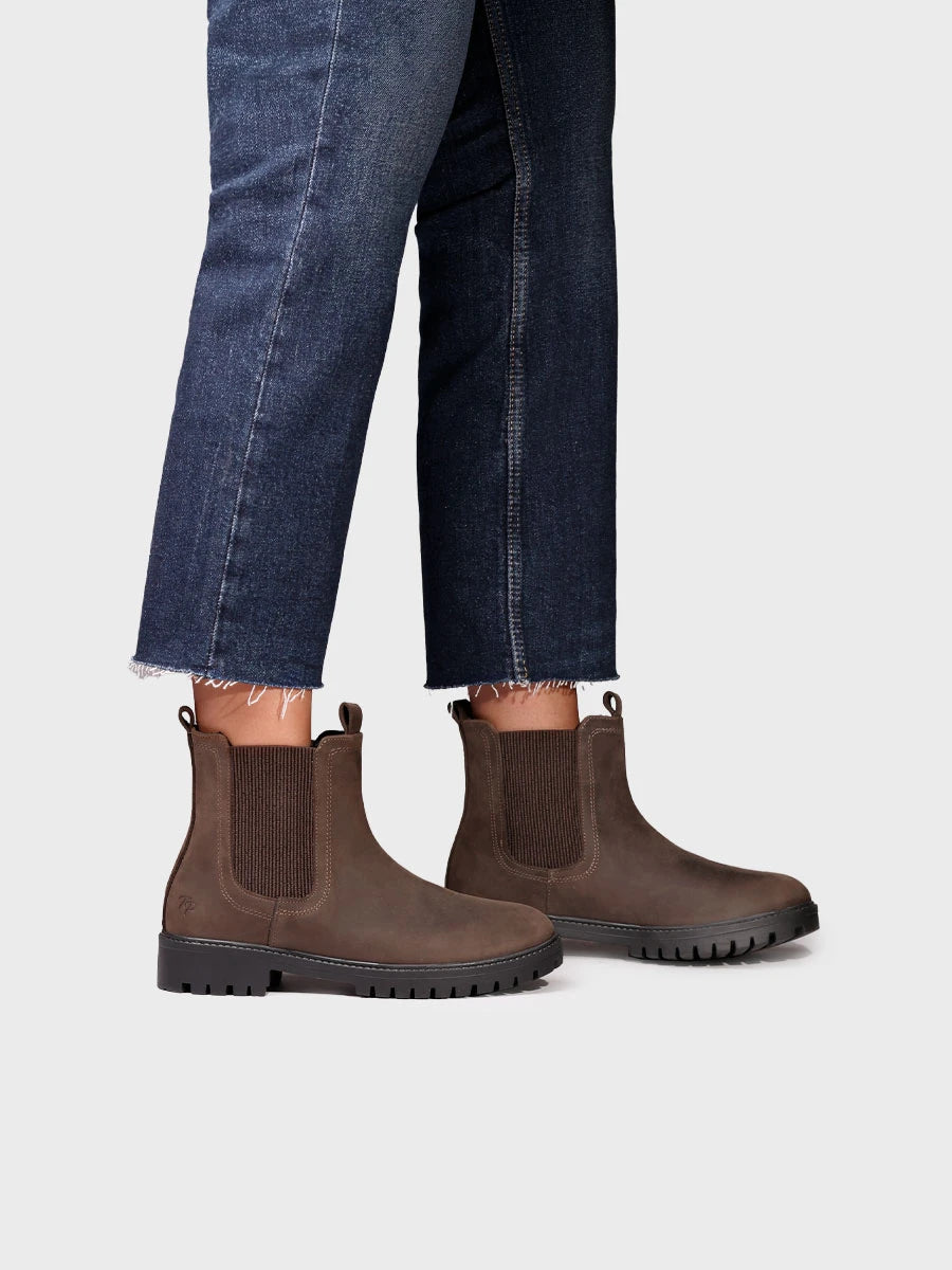 Botines mujer - Botín Chelsea en nobuk para mujer | CARLA-NL - Toni Pons