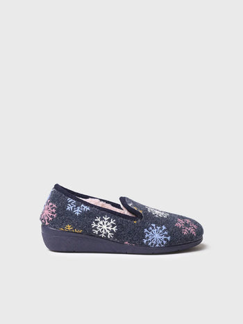 zapatillas de casa mujer - Zapatillas de casa de mujer con detalles bordados | CARME-CP - Toni Pons