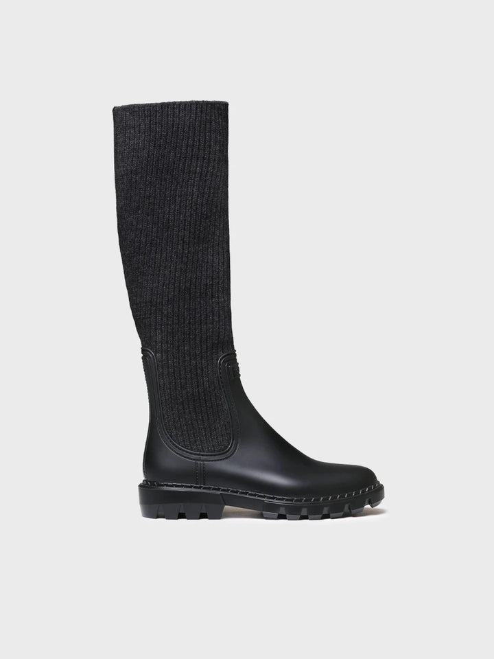 Botines mujer - Bota alta en goma y punto para mujer | CARPI - Toni Pons
