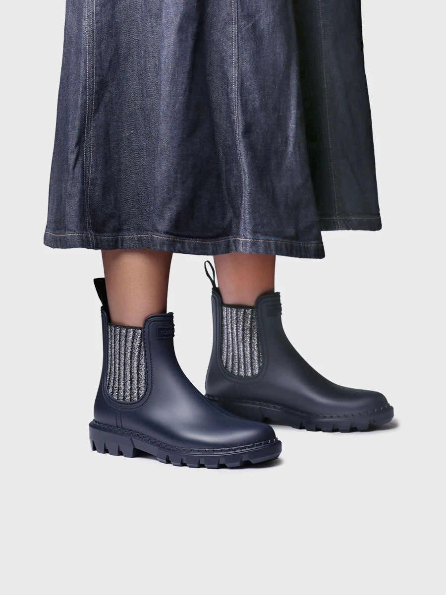 Botines mujer - Botín de agua en goma con elástico lurex para mujer | CASPIA - Toni Pons