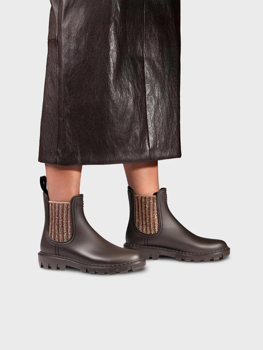 Botines mujer - Botín de agua en goma con elástico lurex para mujer | CASPIA - Toni Pons