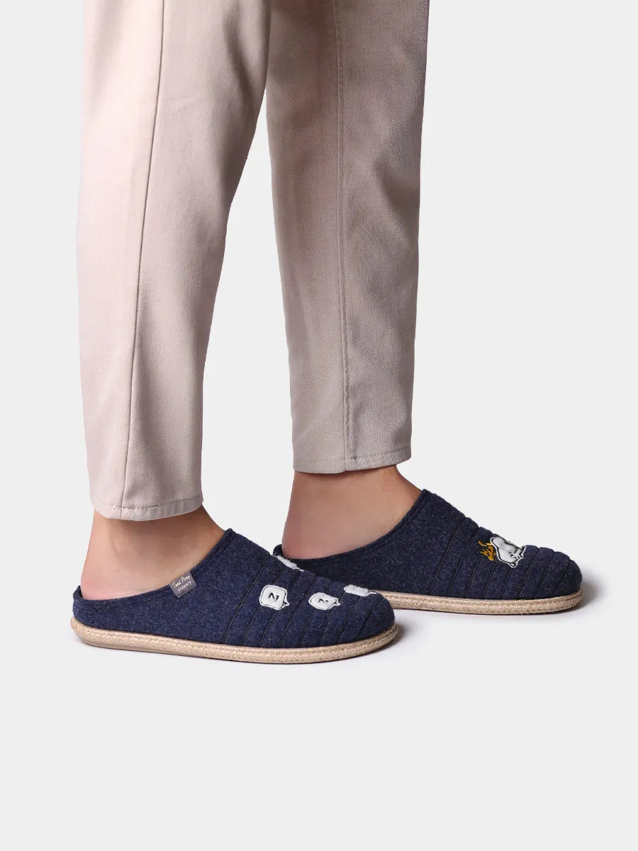 Zapatillas de casa hombre - Zapatillas tipo zueco para hombre de Snoopy | CHARLIE - Toni Pons
