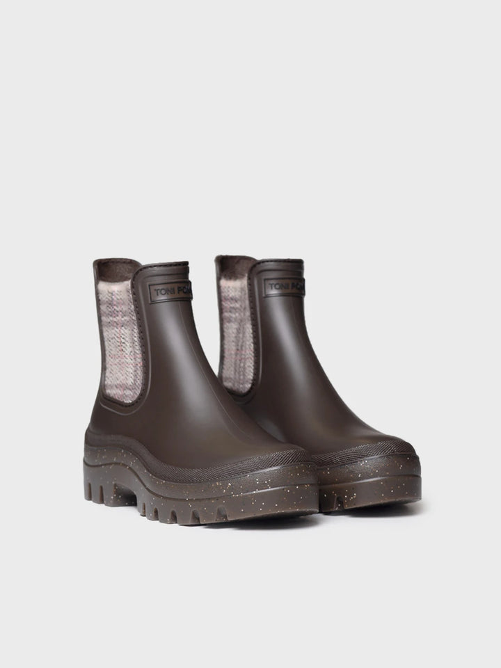 Botines mujer - Botín de agua en goma con elásticos tweed para mujer | CHARLOTTE - Toni Pons