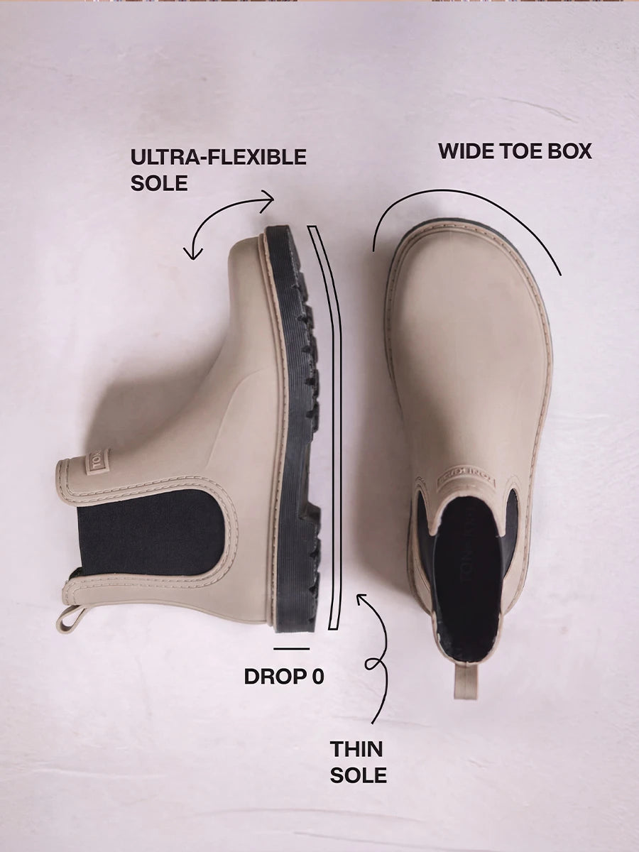 Women's barefoot rubber rain ankle boot | CHERYL