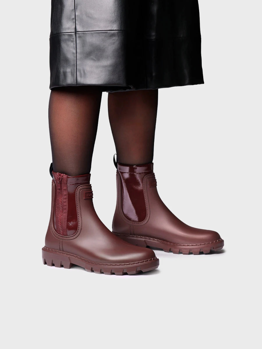 Botines mujer - Botín de agua en goma con cremallera para mujer | CHIARA - Toni Pons
