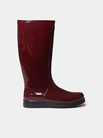 Botas mujer - Bota de agua para mujer en goma con acabado brillante | CLERMONT - Toni Pons