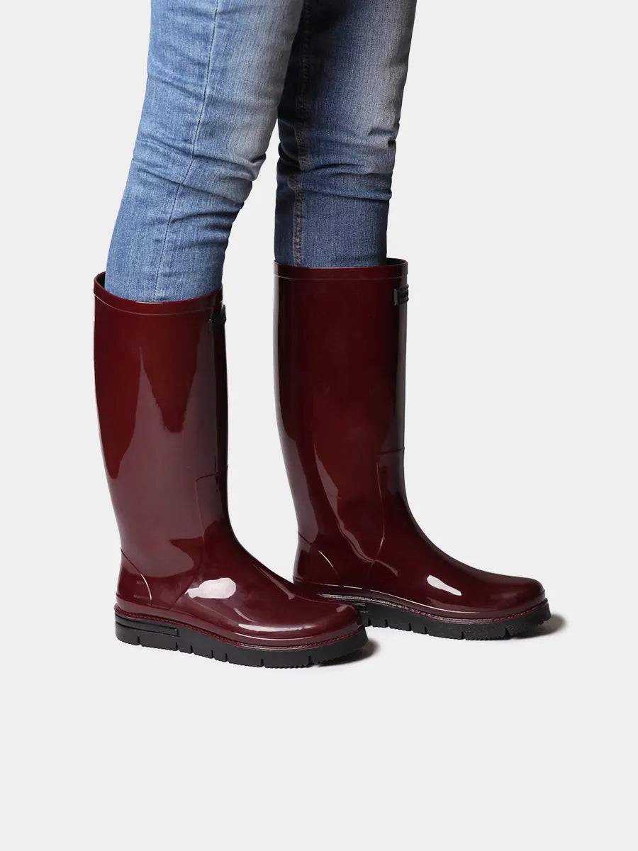 Botas mujer - Bota de agua para mujer en goma con acabado brillante | CLERMONT - Toni Pons