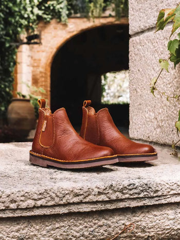 Botines infantil - Botín Chelsea para niños en piel | CORA-PO - Toni Pons