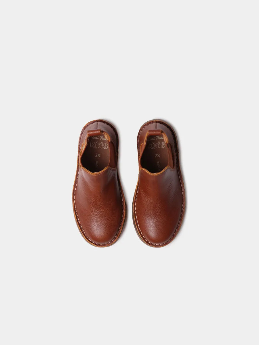 Botines infantil - Botín Chelsea para niños en piel | CORA-PO - Toni Pons