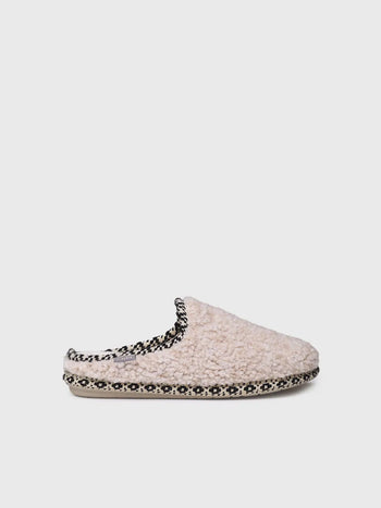 zapatillas de casa mujer - Zapatilla de casa tipo zueco para mujer en borrego | DARLA-SB - Toni Pons