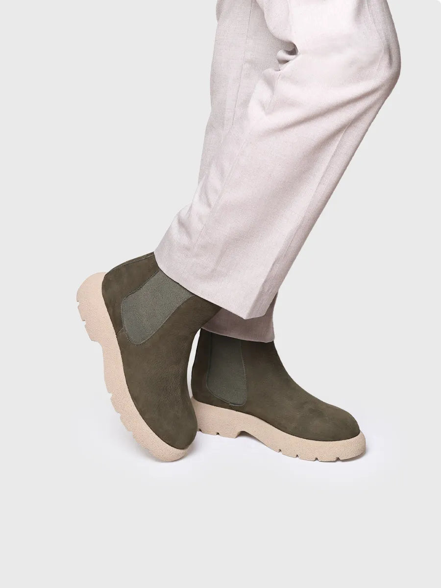 botines mujer - Botín en piel nobuk para mujer | DAVINIA - Toni Pons