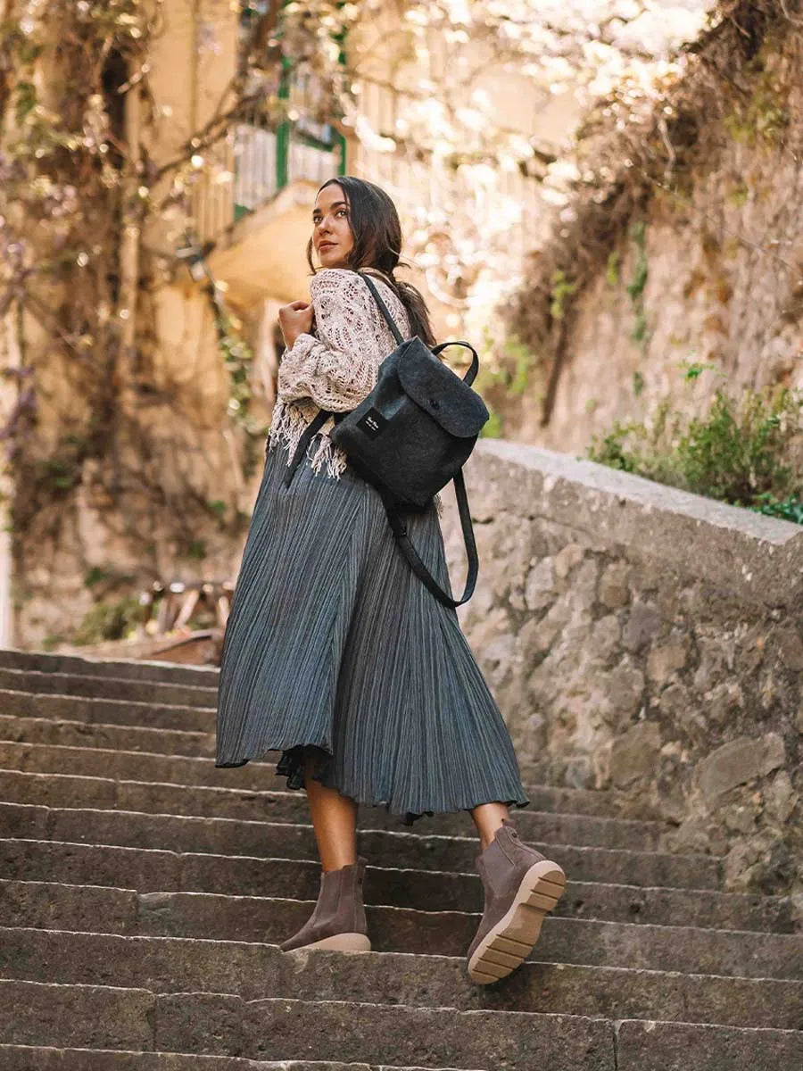 botines mujer - Botín en piel nobuk para mujer | DAVINIA - Toni Pons