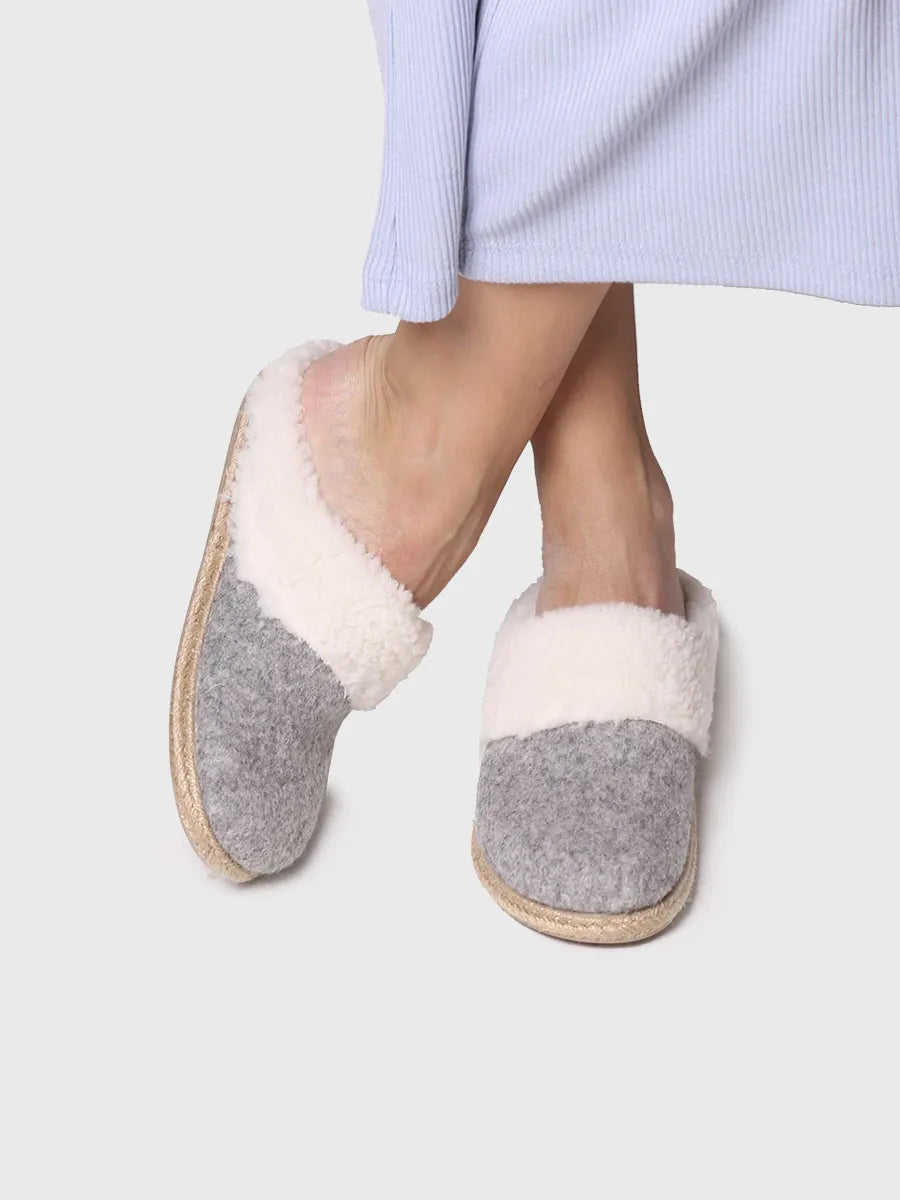 zapatillas de casa mujer - Slippers para mujer en fieltro y borrego | DELI-BF - Toni Pons