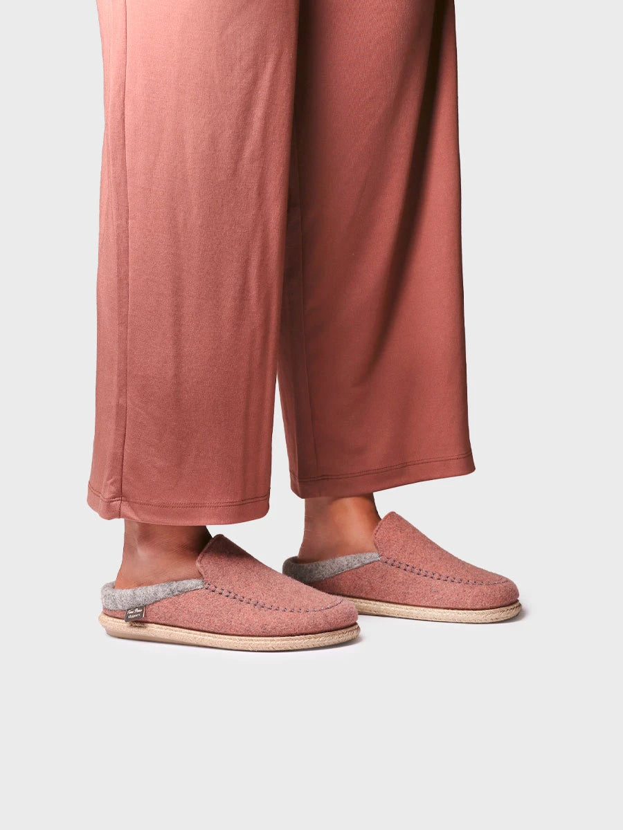 Zapatillas de casa mujer - Slipper abierta en fieltro para mujer | DENVER-FP - Toni Pons
