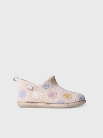 zapatillas de casa mujer - Slipper abotinada para mujer en fieltro | DUNA-CP - Toni Pons