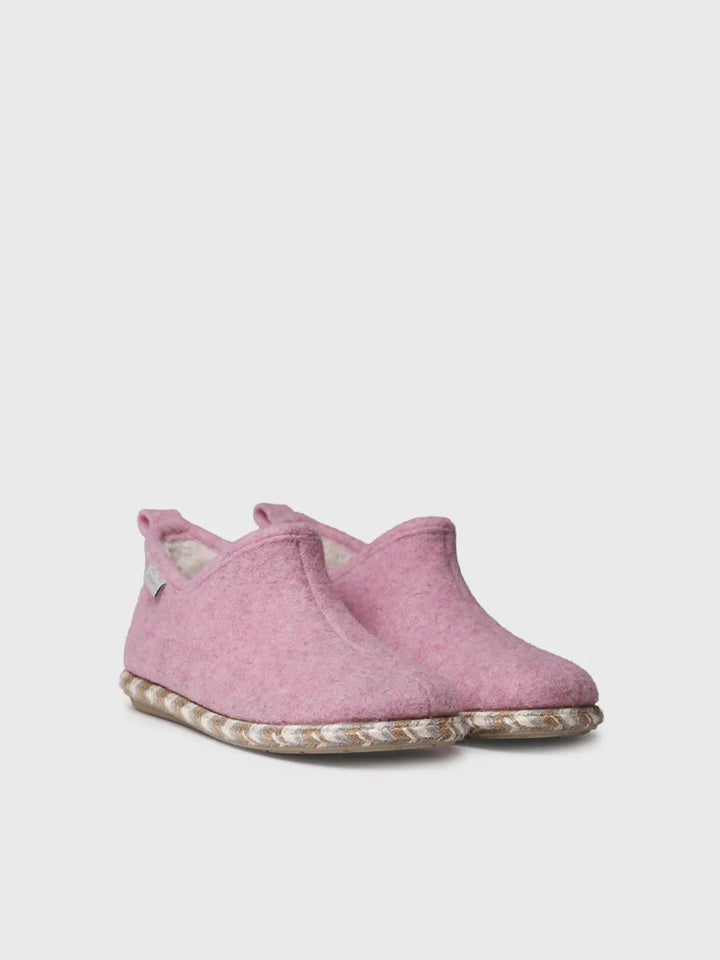 zapatillas de casa mujer - Slipper abotinada para mujer en fieltro | DUNA-FP - Toni Pons