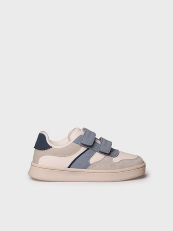 Zapatos infantiles - Zapatilla deportiva infantil en piel con velcro | ENZA - Toni Pons