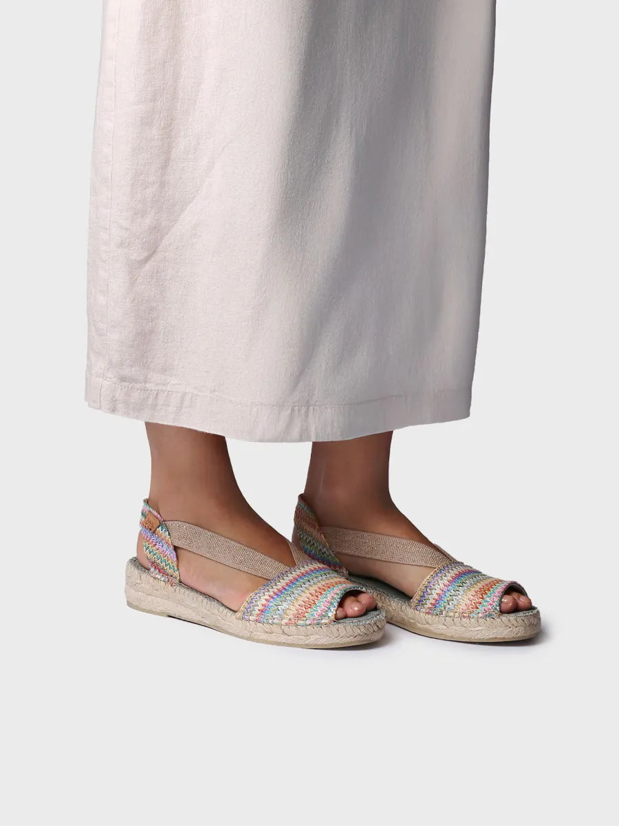 - Alpargatas de mujer en rafia multicolor | ESTEL-MH - Toni Pons