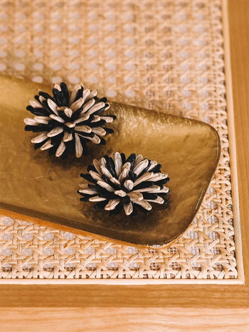 Complementos - Broche de rafia en forma de flor - FLOR-R - Toni Pons