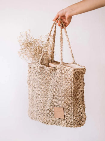 Complementos - Bolso shopper de mujer en trenza de yute | GANGES - Toni Pons
