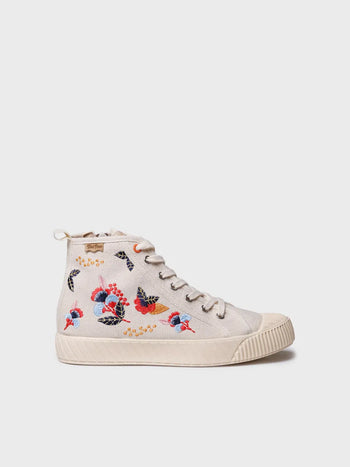 - Zapatilla de mujer con bordado floral | GENA-FL - Toni Pons