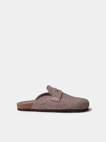 Zapatillas de casa hombre - Slippers tipo zueco de fieltro para hombre | GENIS - Toni Pons