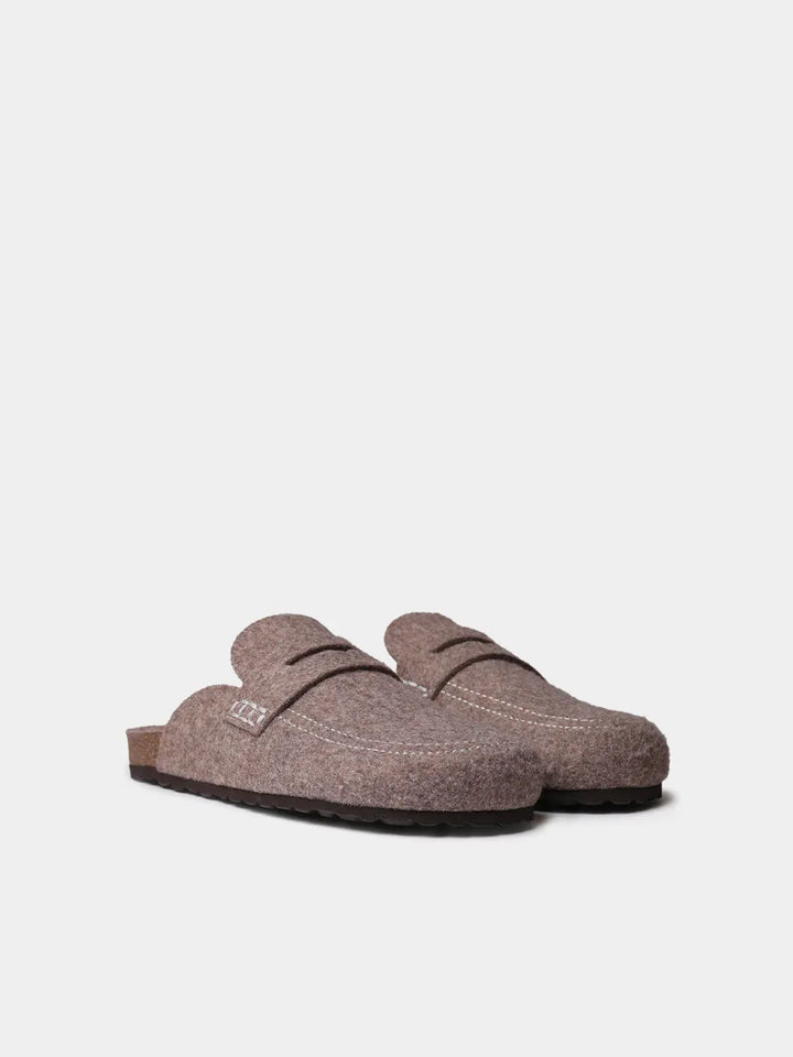 Zapatillas de casa hombre - Slippers tipo zueco de fieltro para hombre | GENIS - Toni Pons
