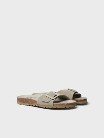 sandalias mujer - Sandalia BIO de mujer con hebilla y suela de corcho | GLIDE-QT - Toni Pons