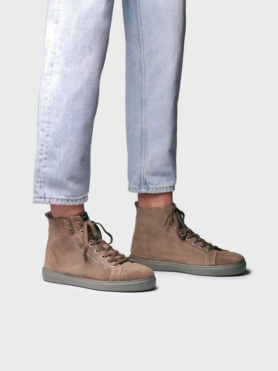Zapatillas hombre - Botín en serraje con cordones para hombre | GORI - Toni Pons