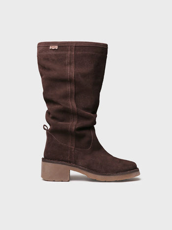 Botines mujer - Bota alta en serraje para mujer | IONE-SY - Toni Pons