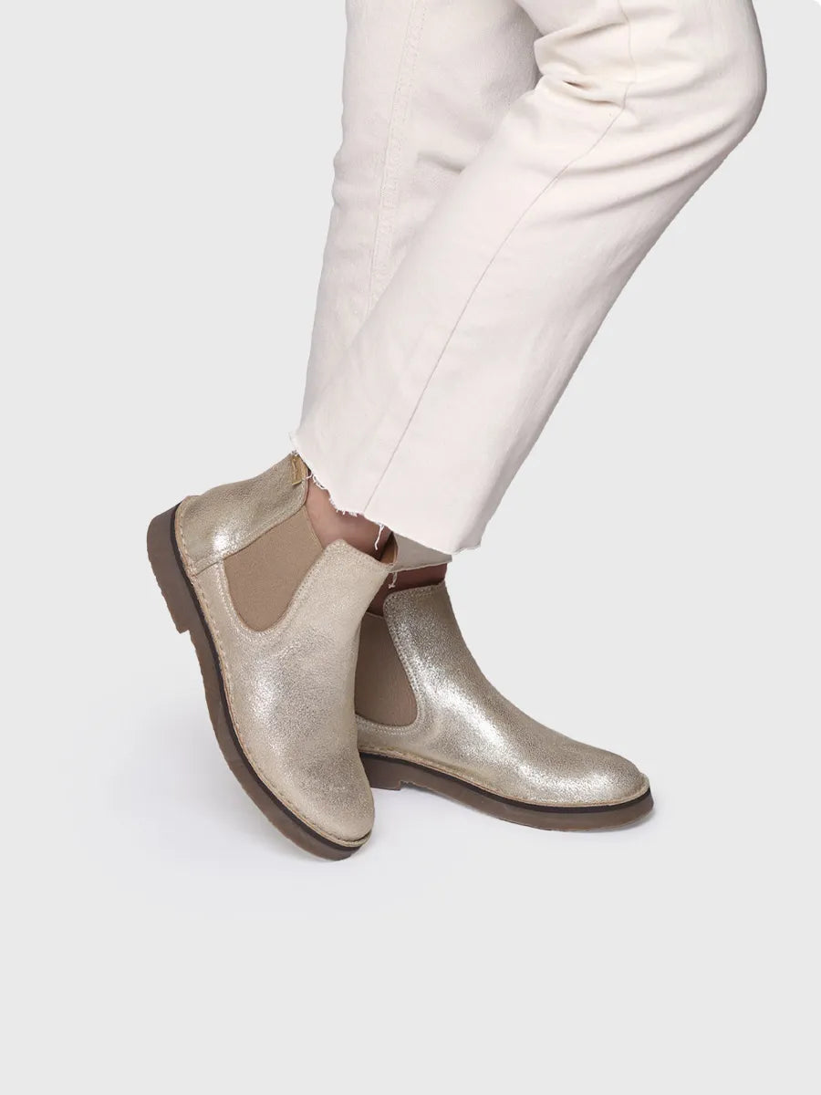 botines mujer - Botín plateado para mujer | ISA-PL - Toni Pons