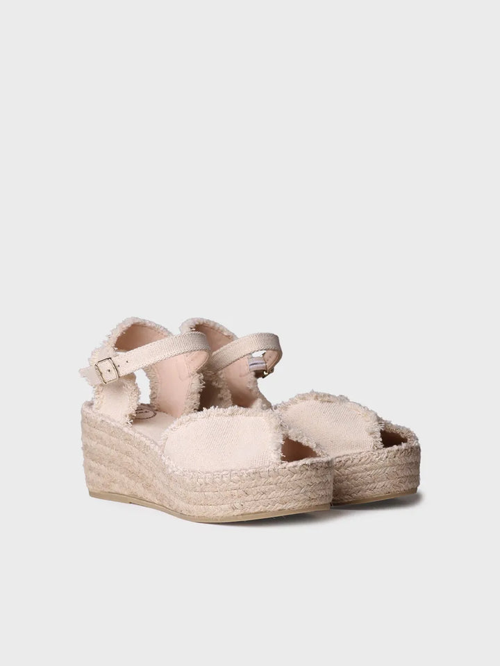 zapatillas mujer - Alpargata de mujer con acabado deshilachado | ISAURA - Toni Pons