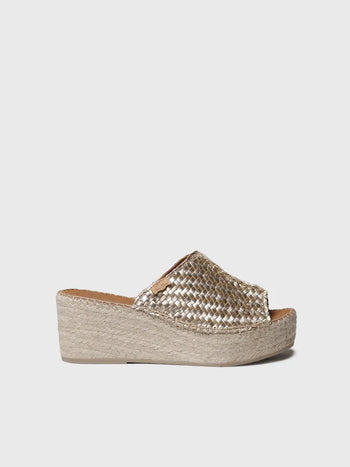 - Alpargata de cuña estilo peep toe | ISOLDA - Toni Pons