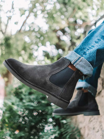 botines mujer - Botín Chelsea para hombre en serraje | JAN-SY - Toni Pons