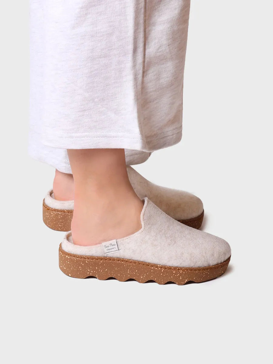 Zapatillas de casa mujer - Slippers abotinadas para mujer en tejido | JOKO-FR - Toni Pons