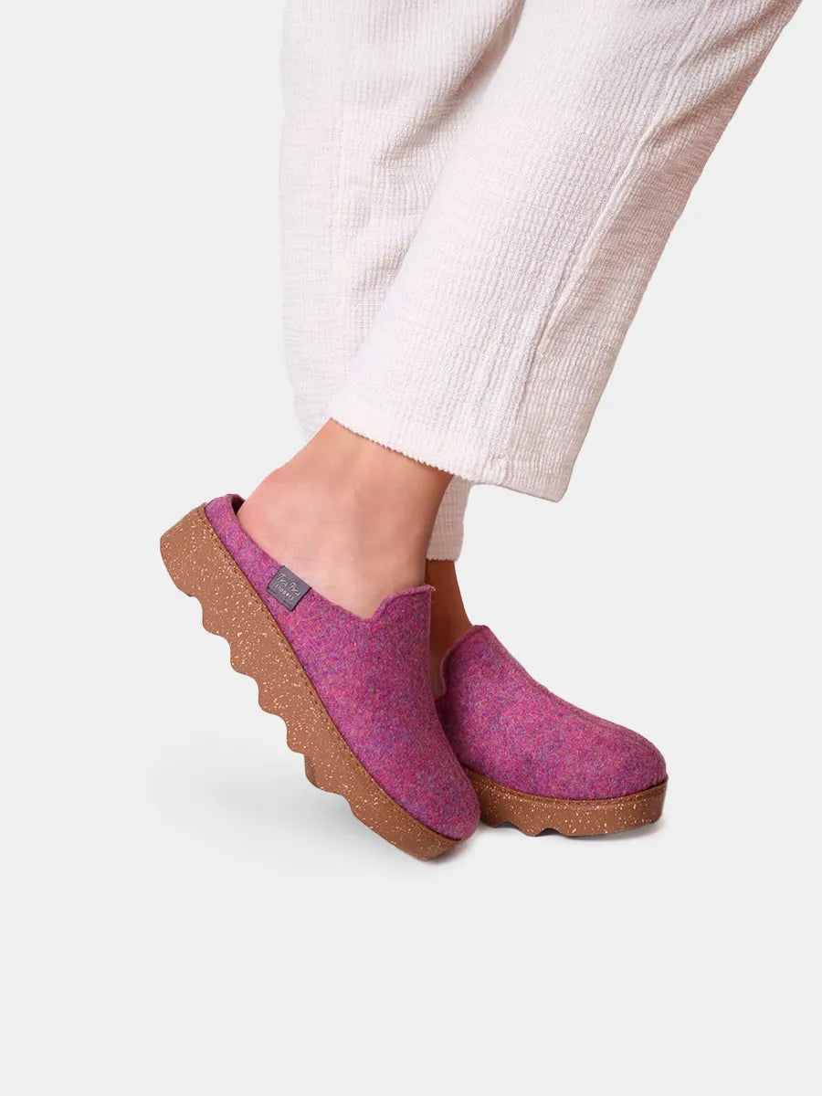 Zapatillas de casa mujer - Slippers abotinadas para mujer en tejido | JOKO-FR - Toni Pons