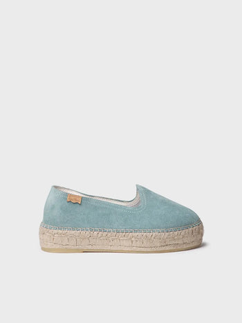 zapatillas mujer - Alpargata cerrada de mujer en serraje con suela de yute | KEIRA - Toni Pons