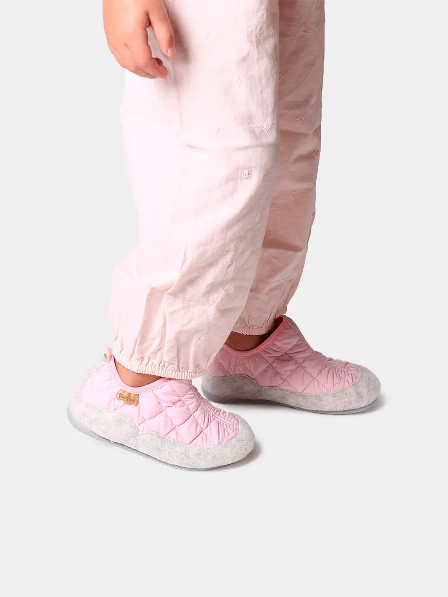 Zapatillas de casa mujer - Slippers para niños en fieltro y tejido acolchado | LIOR-UM - Toni Pons