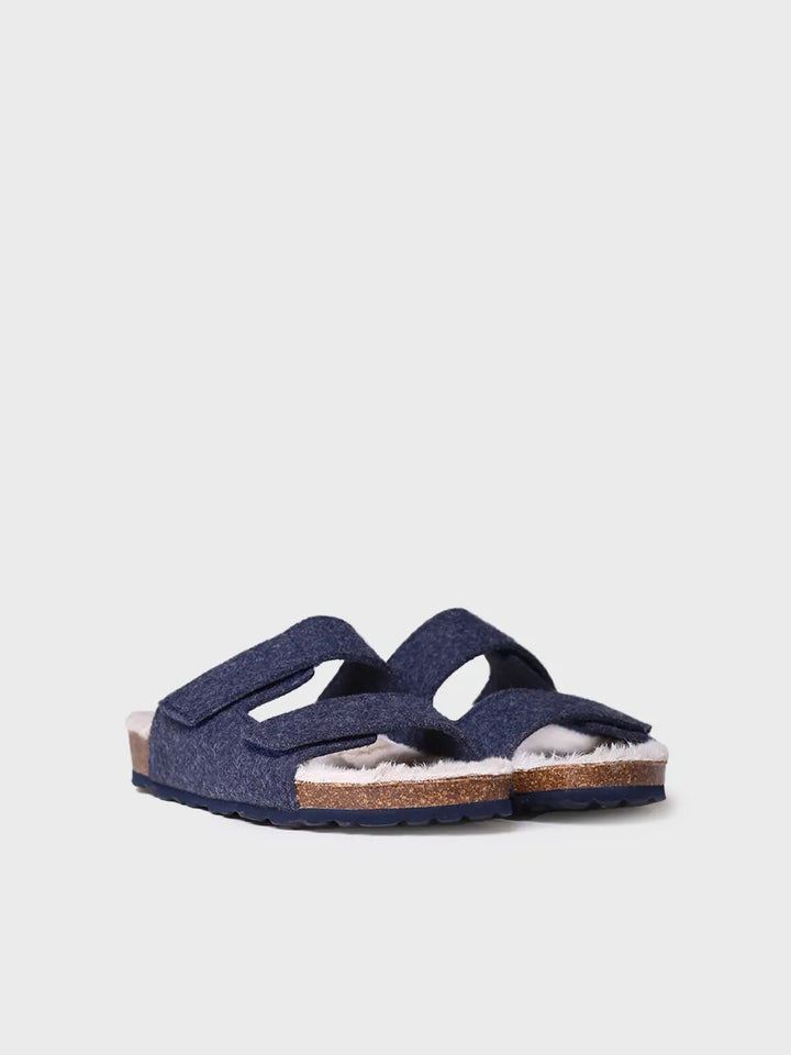 - Slipper abierta para mujer en fieltro y borrego | LIZY - Toni Pons
