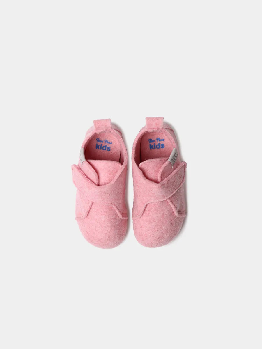 Zapatillas de casa infantiles - Zapatillas de casa para niño y bebé en fieltro reciclado | LUMI-FR - Toni Pons