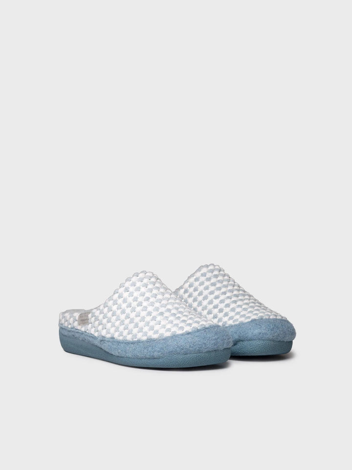 Zapatillas de casa mujer - Slipper en en tejido bicolor para mujer | MALU-CN - Toni Pons