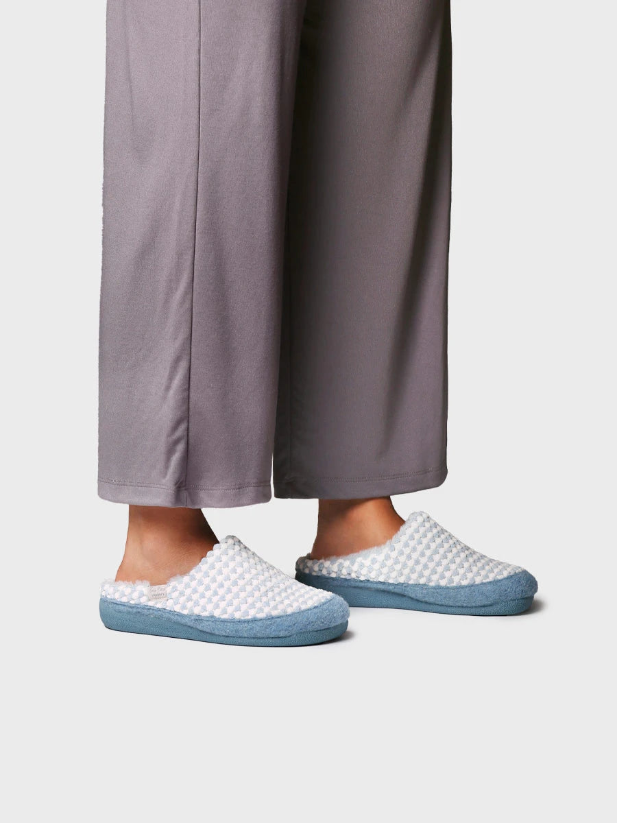 Zapatillas de casa mujer - Slipper en en tejido bicolor para mujer | MALU-CN - Toni Pons