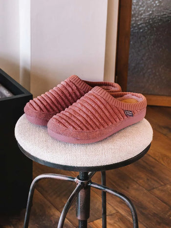 Zapatillas de casa mujer - Zapatilla tipo zueco de mujer en pelo sintético y fieltro | MALU-OD - Toni Pons