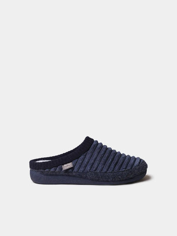 Zapatillas de casa mujer - Zapatilla tipo zueco de mujer en pelo sintético y fieltro | MALU-OD - Toni Pons