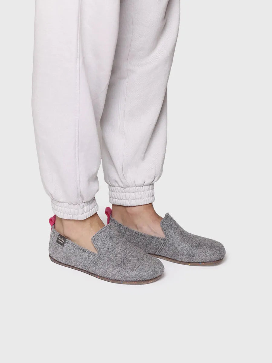 zapatillas mujer - Zapatilla de casa para mujer en fieltro reciclado | MELVA-FR - Toni Pons