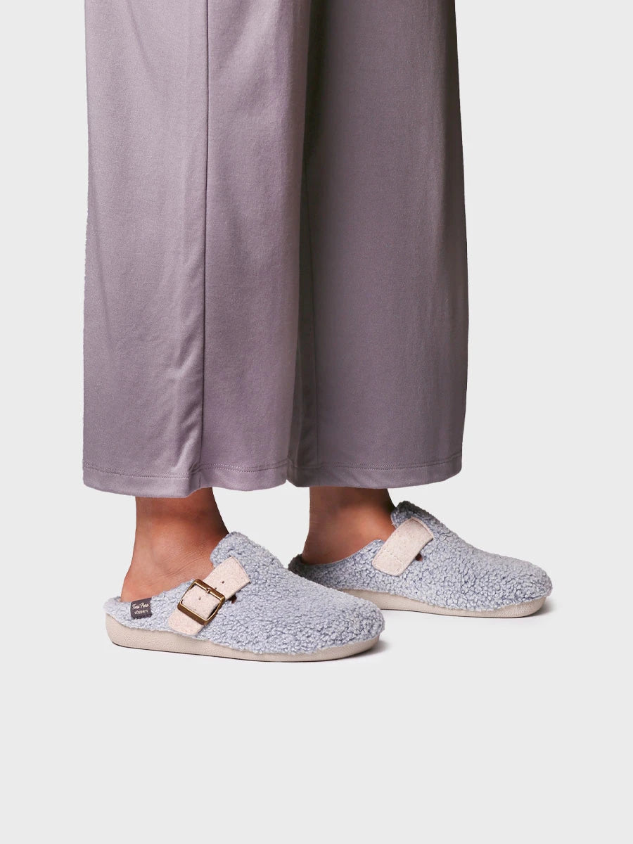Zapatillas de casa mujer - Slipper abierta con hebilla para mujer | MIMA-NV - Toni Pons