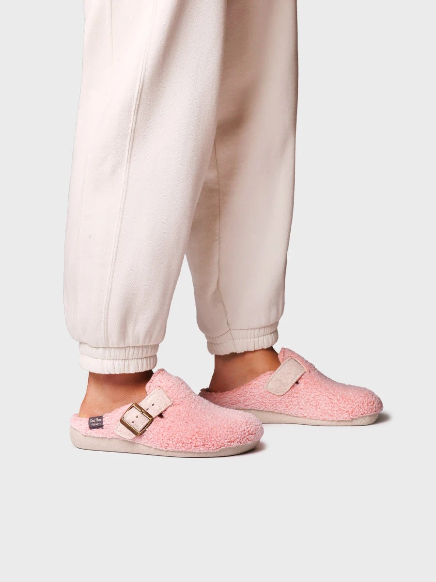 Zapatillas de casa mujer - Slipper abierta con hebilla para mujer | MIMA-NV - Toni Pons